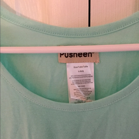 NWOT Pusheen Mint Green Tank Top - Picture 4 of 5